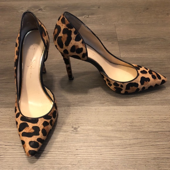 jessica simpson leopard pumps